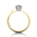 Oval Cut Solitaire Diamond Ring Yellow Gold RS48 TF Oval Cut Solitaire Diamond Ring Yellow Gold RS48 TF