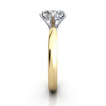 Oval Cut Solitaire Diamond Ring Yellow Gold RS49 SV Oval Cut Solitaire Diamond Ring Yellow Gold RS49 SV