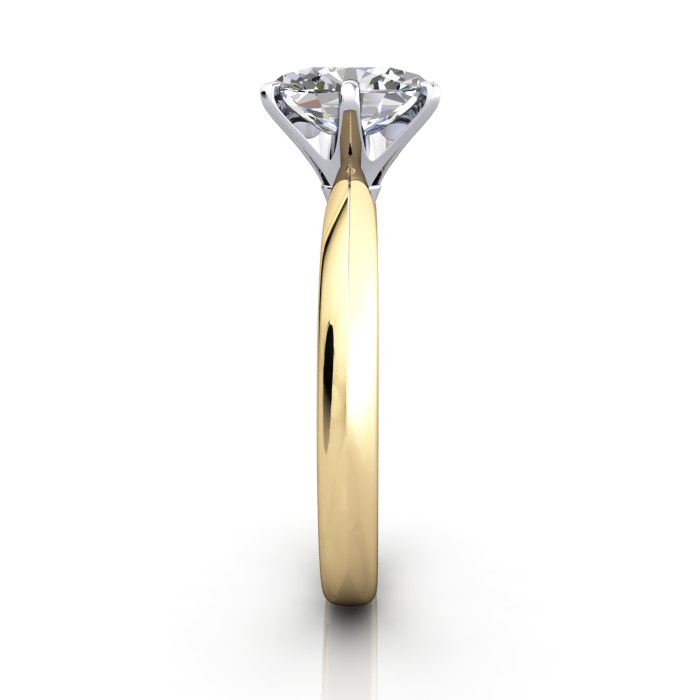 Oval Cut Solitaire Diamond Ring Yellow Gold RS49 SV Oval Cut Solitaire Diamond Ring Yellow Gold RS49 SV