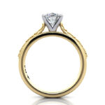 Oval Cut Solitaire Diamond Ring Yellow Gold RS50 TF Oval Cut Solitaire Diamond Ring Yellow Gold RS50 TF