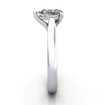 Pear Cut Solitaire Diamond Ring Platinum RS41 SV Pear Cut Solitaire Diamond Ring Platinum RS41 SV