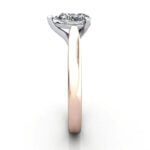 Pear Cut Solitaire Diamond Ring Rose Gold RS41 SV Pear Cut Solitaire Diamond Ring Rose Gold RS41 SV