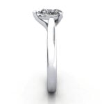 Pear Cut Solitaire Diamond Ring White Gold RS41 SV Pear Cut Solitaire Diamond Ring White Gold RS41 SV