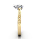 Pear Cut Solitaire Diamond Ring Yellow Gold RS50 SV Pear Cut Solitaire Diamond Ring Yellow Gold RS50 SV