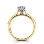 Pear Cut Solitaire Diamond Ring Yellow Gold RS50 TF Pear Cut Solitaire Diamond Ring Yellow Gold RS50 TF