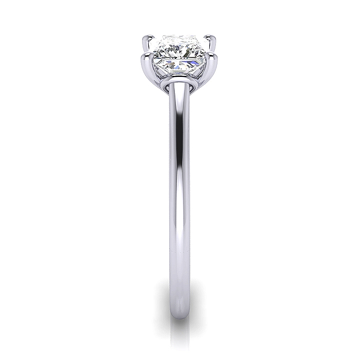 Princess Cut Solitaire Diamond Ring Platinum RS1 SV Princess Cut Solitaire Diamond Ring Platinum RS1 SV