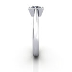 Princess Cut Solitaire Diamond Ring Platinum RS10 SV Princess Cut Solitaire Diamond Ring Platinum RS10 SV