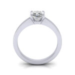 Princess Cut Solitaire Diamond Ring Platinum RS11 TF Princess Cut Solitaire Diamond Ring Platinum RS11 TF