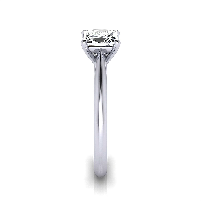Princess Cut Solitaire Diamond Ring Platinum RS14 SV Princess Cut Solitaire Diamond Ring Platinum RS14 SV