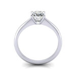 Princess Cut Solitaire Diamond Ring Platinum RS14 TF Princess Cut Solitaire Diamond Ring Platinum RS14 TF