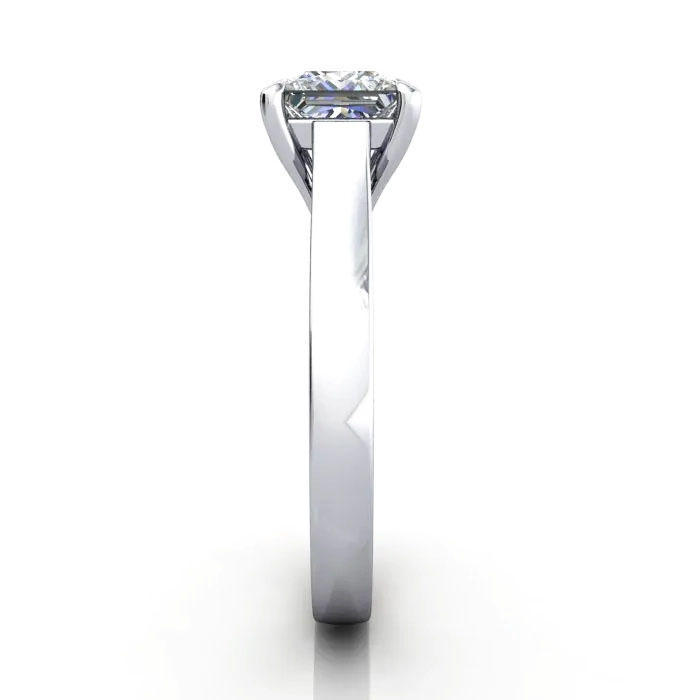 Princess Cut Solitaire Diamond Ring Platinum RS30 SV Princess Cut Solitaire Diamond Ring Platinum RS30 SV