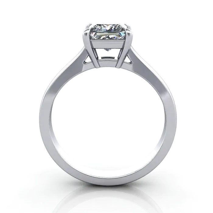 Princess Cut Solitaire Diamond Ring Platinum RS30 TF Princess Cut Solitaire Diamond Ring Platinum RS30 TF