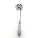 Princess Cut Solitaire Diamond Ring Platinum RS33 SV Princess Cut Solitaire Diamond Ring Platinum RS33 SV