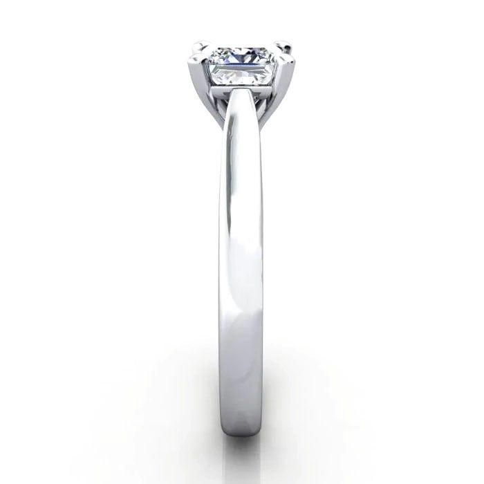 Princess Cut Solitaire Diamond Ring Platinum RS41 SV Princess Cut Solitaire Diamond Ring Platinum RS41 SV