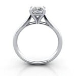 Princess Cut Solitaire Diamond Ring Platinum RS41 TF Princess Cut Solitaire Diamond Ring Platinum RS41 TF