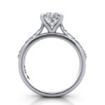 Princess Cut Solitaire Diamond Ring Platinum RS50 TF Princess Cut Solitaire Diamond Ring Platinum RS50 TF