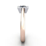 Princess Cut Solitaire Diamond Ring Rose Gold RS10 SV Princess Cut Solitaire Diamond Ring Rose Gold RS10 SV