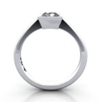 Princess Cut Solitaire Diamond Ring White Gold RS10 TF Princess Cut Solitaire Diamond Ring White Gold RS10 TF