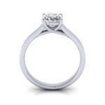 Princess Cut Solitaire Diamond Ring White Gold RS12 TF Princess Cut Solitaire Diamond Ring White Gold RS12 TF