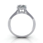 Princess Cut Solitaire Diamond Ring White Gold RS30 TF