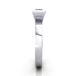 Princess Cut Solitaire Diamond Ring White Gold RS31 SV