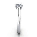 Princess Cut Solitaire Diamond Ring White Gold RS35 SV Princess Cut Solitaire Diamond Ring White Gold RS35 SV
