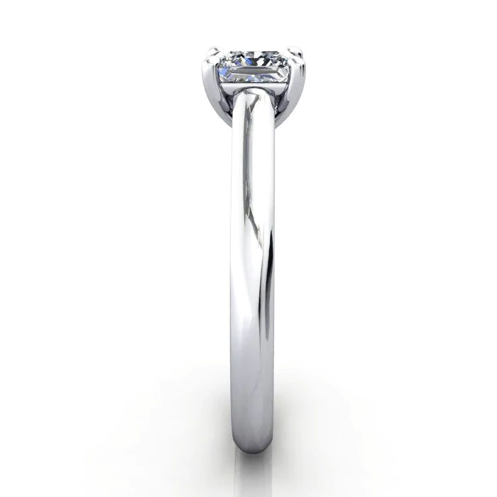 Princess Cut Solitaire Diamond Ring White Gold RS35 SV Princess Cut Solitaire Diamond Ring White Gold RS35 SV