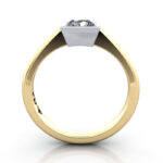 Princess Cut Solitaire Diamond Ring Yellow Gold RS10 TF