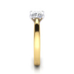 Princess Cut Solitaire Diamond Ring Yellow Gold RS11 SV Princess Cut Solitaire Diamond Ring Yellow Gold RS11 SV