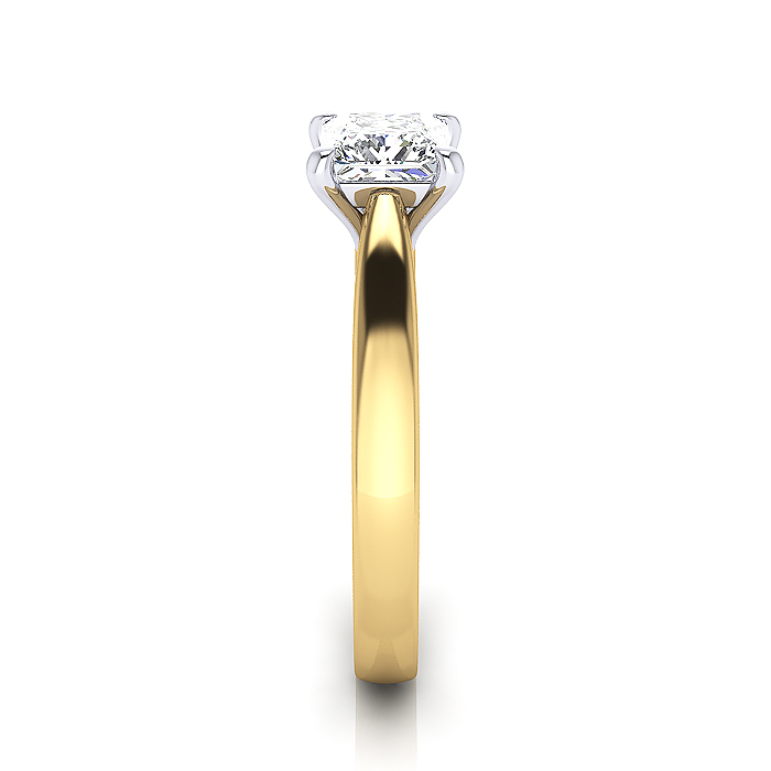 Princess Cut Solitaire Diamond Ring Yellow Gold RS11 SV Princess Cut Solitaire Diamond Ring Yellow Gold RS11 SV