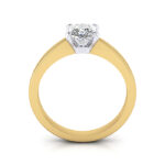 Princess Cut Solitaire Diamond Ring Yellow Gold RS11 TF Princess Cut Solitaire Diamond Ring Yellow Gold RS11 TF