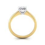 Princess Cut Solitaire Diamond Ring Yellow Gold RS14 TF Princess Cut Solitaire Diamond Ring Yellow Gold RS14 TF