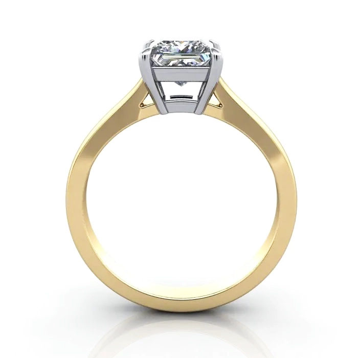 Princess Cut Solitaire Diamond Ring Yellow Gold RS30 TF Princess Cut Solitaire Diamond Ring Yellow Gold RS30 TF
