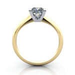 Princess Cut Solitaire Diamond Ring Yellow Gold RS33 TF Princess Cut Solitaire Diamond Ring Yellow Gold RS33 TF