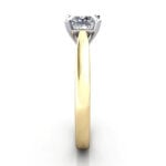 Princess Cut Solitaire Diamond Ring Yellow Gold RS41 SV Princess Cut Solitaire Diamond Ring Yellow Gold RS41 SV