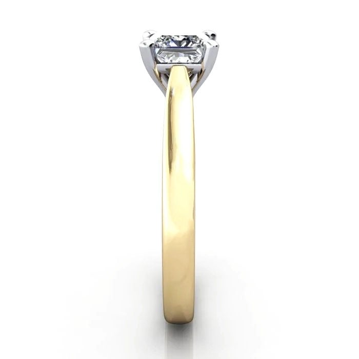 Princess Cut Solitaire Diamond Ring Yellow Gold RS41 SV Princess Cut Solitaire Diamond Ring Yellow Gold RS41 SV