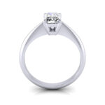 Radiant Cut Solitaire Diamond Ring Platinum RS6 TF Radiant Cut Solitaire Diamond Ring Platinum RS6 TF