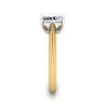 Radiant Cut Solitaire Diamond Ring Yellow Gold RS6 SV Radiant Cut Solitaire Diamond Ring Yellow Gold RS6 SV