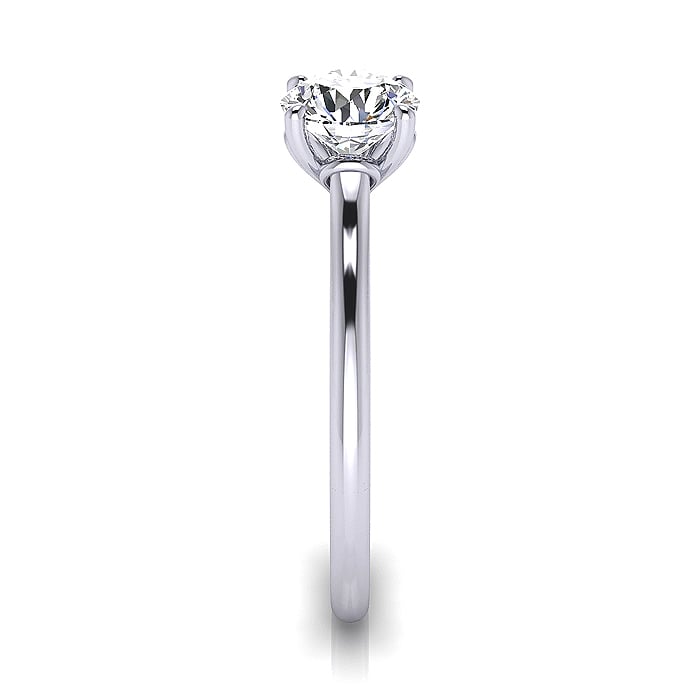 Round Brilliant Solitaire Diamond Ring Platinum RS1 SV Round Brilliant Solitaire Diamond Ring Platinum RS1 SV