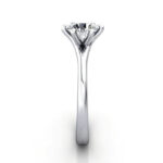 Round Brilliant Solitaire Diamond Ring Platinum RS13 SV Round Brilliant Solitaire Diamond Ring Platinum RS13 SV