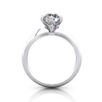 Round Brilliant Solitaire Diamond Ring Platinum RS15 TF Round Brilliant Solitaire Diamond Ring Platinum RS15 TF
