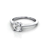 Round Brilliant Solitaire Diamond Ring Platinum RS16 LF Round Brilliant Solitaire Diamond Ring Platinum RS16 LF