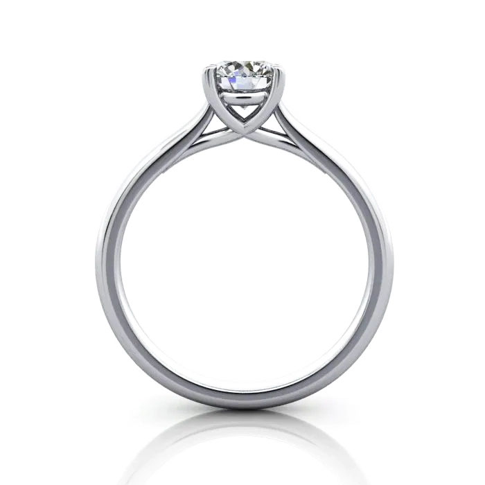 Round Brilliant Solitaire Diamond Ring Platinum RS16 TF Round Brilliant Solitaire Diamond Ring Platinum RS16 TF