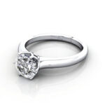 Round Brilliant Solitaire Diamond Ring Platinum RS19 LF Round Brilliant Solitaire Diamond Ring Platinum RS19 LF
