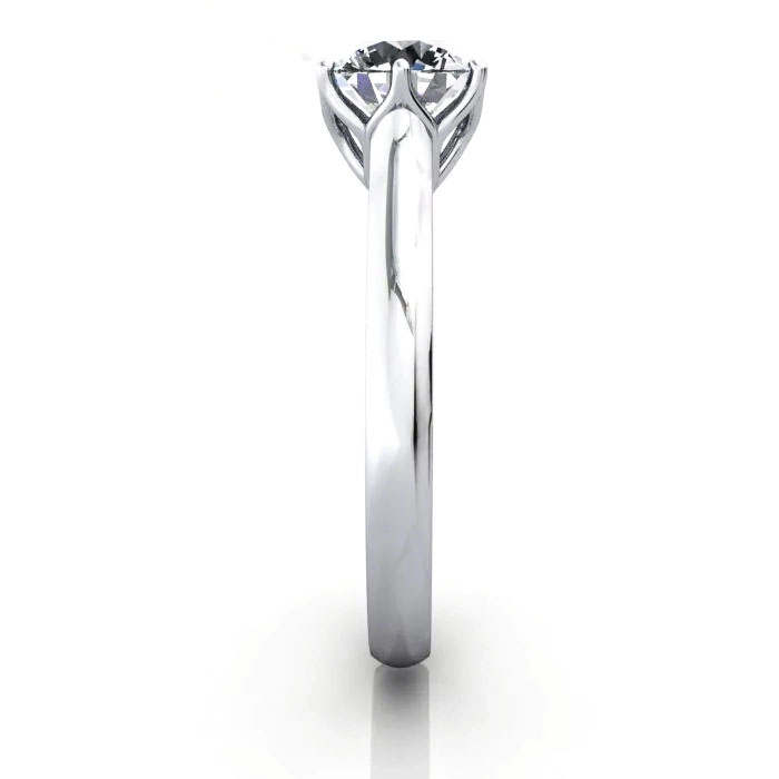 Round Brilliant Solitaire Diamond Ring Platinum RS19 SV Round Brilliant Solitaire Diamond Ring Platinum RS19 SV