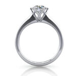 Round Brilliant Solitaire Diamond Ring Platinum RS19 TF Round Brilliant Solitaire Diamond Ring Platinum RS19 TF