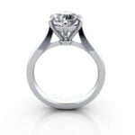 Round Brilliant Solitaire Diamond Ring Platinum RS20 TF Round Brilliant Solitaire Diamond Ring Platinum RS20 TF