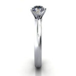 Round Brilliant Solitaire Diamond Ring Platinum RS22 SV Round Brilliant Solitaire Diamond Ring Platinum RS22 SV