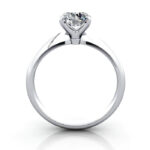 Round Brilliant Solitaire Diamond Ring Platinum RS22 TF Round Brilliant Solitaire Diamond Ring Platinum RS22 TF