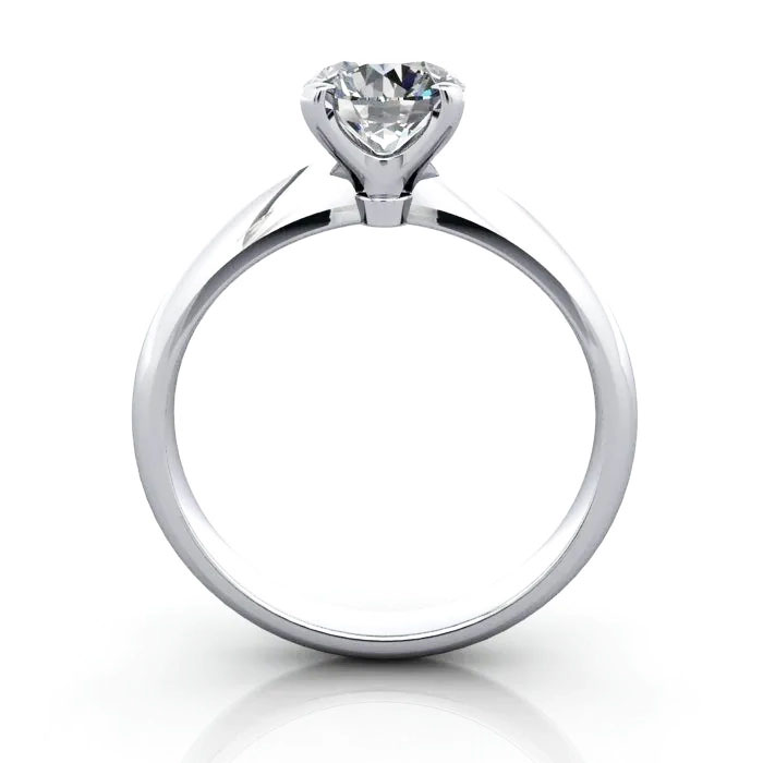 Round Brilliant Solitaire Diamond Ring Platinum RS22 TF Round Brilliant Solitaire Diamond Ring Platinum RS22 TF
